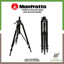 Manfrotto 475B Pro Geared Tripod with Geared Column